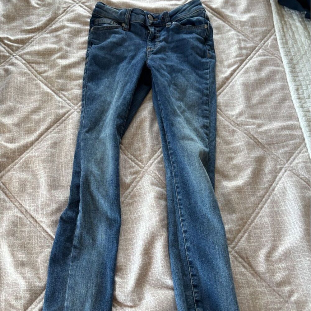 Joe's Jeans: Raw Hem Skinny Denim Jeans Girls Size 12 - Like New